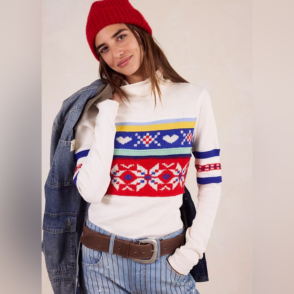 Free People We the Free Helsinki Sweater NWOT